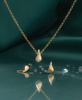Puff Teardrop Stud Earrings in Gold Vermeil, Created for Macy's