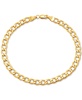 Cuban Link Chain Bracelet (5mm) in 10k Gold