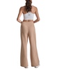 Sport Women's Mini-Stud-Logo Wide-Leg Fleece Sweatpants
