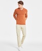 Men's Long-Sleeve V-Neck Merino Sweater, Created for Macy's