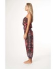 Women's Strapless Cuffed Ankles Jumpsuit