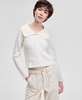 Women's Collared Cable Cardigan, Exclusively at Macy's
