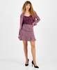 Women's Tweed Flounce-Hem Skirt, Created for Macy's