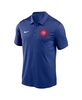 Men's Royal Chicago Cubs Diamond Icon Franchise Performance Polo Shirt