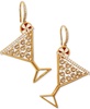 BY NADRI Gold-Tone Crystal Stone Peppermint Cosmo Drop Earrings