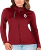 Women's Crimson/Graphite Oklahoma Sooners Generation Full-Zip Jacket