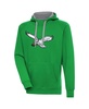 Men's Kelly Green Philadelphia Eagles Throwback Logo Victory Pullover Hoodie