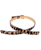 Women's Spotted Haircalf Bow Belt 