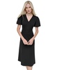 Women's Bubble-Sleeve Scuba-Crepe Midi Dress