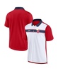 Men's White, Red California Angels Rewind Stripe Polo Shirt