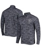 Men's Black Las Vegas Raiders Brigade Quarter-Zip Sweatshirt