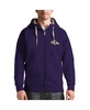 Men's Purple Baltimore Ravens Victory Full-Zip Hoodie