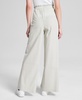 Women's Cotton Tie-Waist Wide-Leg Pants, Exclusively at Macy's