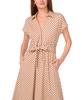 Women's Polka-Dot Midi Dress