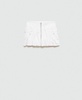 Women's Zipper Detail Balloon Mini-Skirt