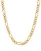 Figaro Link Chain 18" Necklace (4-1/3mm) in 18k Gold-Plated Sterling Silver