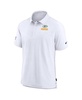 Men's White Bay Packers Sideline Lockup Performance Polo