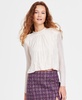 Women's Balsa Mock-Neck Embellished Top