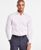 Men's Slim-Fit Dash-Print Dress Shirt, Created for Macy's