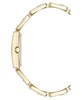 Women's Quartz How Lite Gemstone and Gold-Tone Metal Alloy Bracelet Watch, 21mm