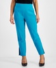 Petite High-Rise Tapered Side-Slit Pants, Created for Macy's 