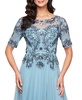 Women's Beaded Sequinned Evening Gown