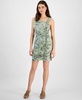 Women's Printed Ruched Sheath Dress, Exclusively at Macy's
