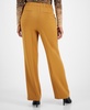 Women's High-Rise Wide-Leg Pants, Created for Macy's