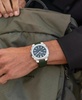 Men's Swiss Automatic Alpiner Green Rubber Strap Watch 41mm