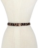 Women's Spotted Haircalf Bow Belt 