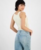 Women's Cotton Cropped Sweater Tank Top, Regular & Petites, Exclusively at Macy's