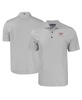 Men's Gray Virginia Tech Hokies Pike Eco Tonal Geo Print Stretch Polo