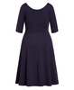 Plus Size Cute Girl Elbow Sleeve A-line Dress