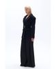 Women's Self-Belted Double Breasted Jacket