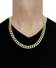 24" Curb Link Chain Necklace (10mm) in Solid 10k Gold