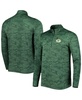 Men's Green Green Bay Packers Brigade Quarter-Zip Sweatshirt