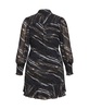Plus Size Sheer Lover Print Dress