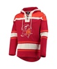 Men's Red Tampa Bay Buccaneers Throwback Lacer Pullover Hoodie