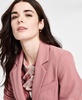 Women's Notched-Collar One-Button Blazer, Exclusively at Macy's