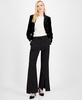 Women's Solid-Color Split-Hem Wide-Leg Pants