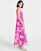 Women's Printed Sheer Overlay Maxi Dress, Exclusively at Macy's