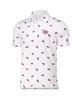 Men's White Cincinnati Reds Americana Polo