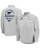 Men's Gray Bronco Reynolds Corduroy Button-Up Long Sleeve Shirt