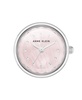 Women's Quartz Pink and Silver-Tone Metal Alloy Ring Watch, 20mm