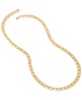 22" Beveled Marine Link Chain Necklace (7-1/5mm) in 10k Gold