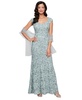Women's Sequined Soutache Mermaid Gown