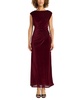 Women's Shirred Velvet Mesh Bodycon Dress