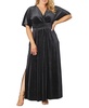 Plus Size Verona Velvet Evening Gown