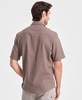Men's Short-Sleeve Solid Textured Shirt, Created for Macy's  