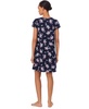 Women's Flutter-Sleeve Floral Nightgown